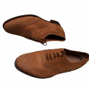 Handmade sz 8.5 mens shoes leather lace up